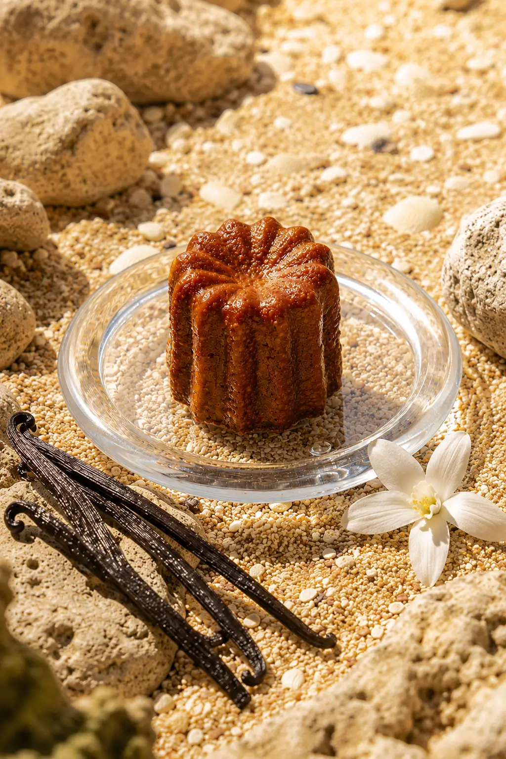 Cannelés au rhum et bouteille Negrita